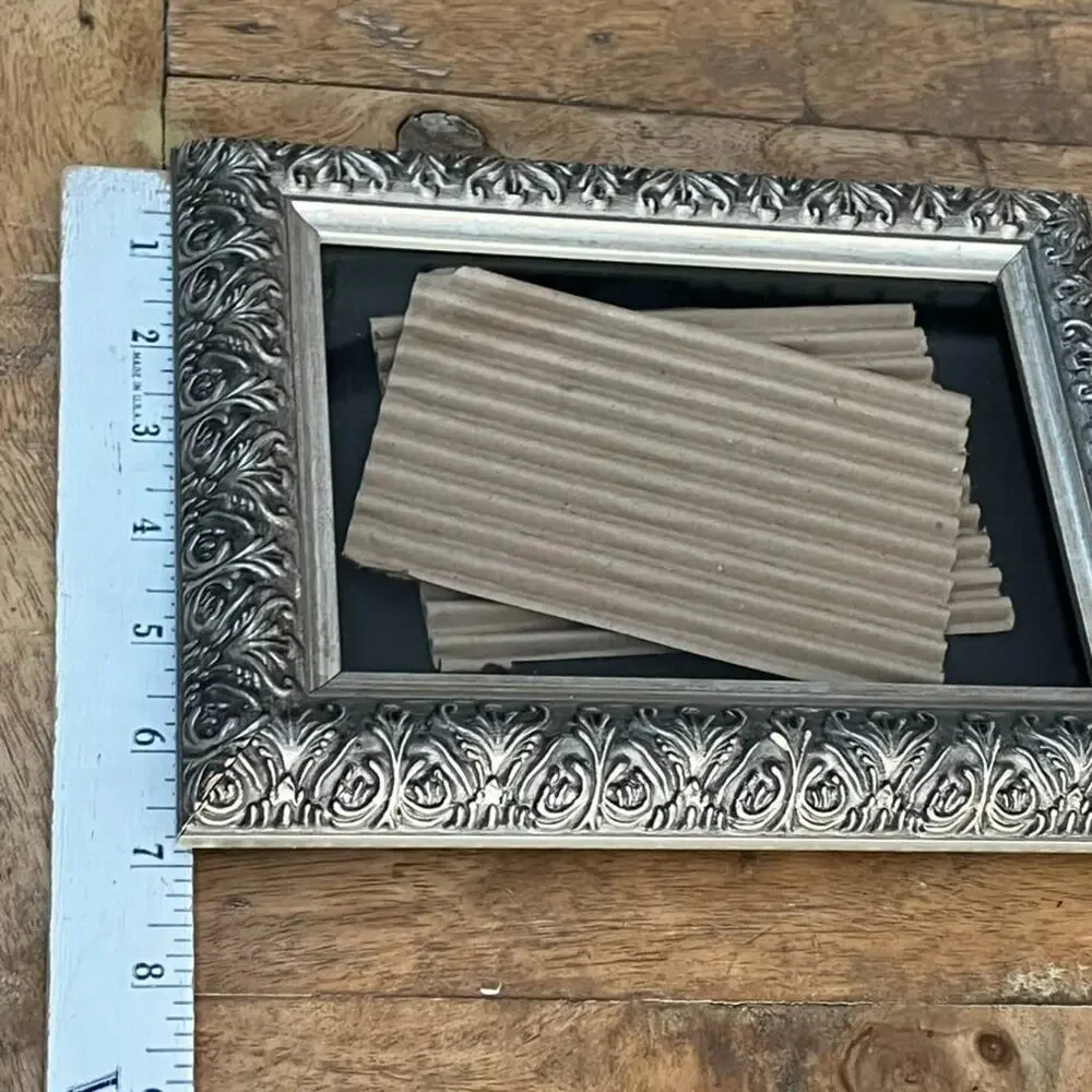 Antique Silver-toned Ornate Scroll Metal Picture Frame Fits 5x7 Photos